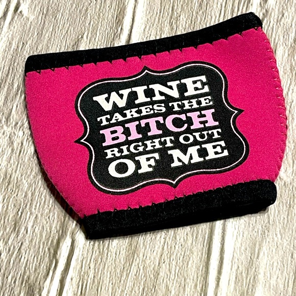 Party Supplies Sassy Wine Glass Koozie Poshmark